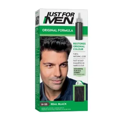 Picture of Just For Men Hair Color, Real Black H-55