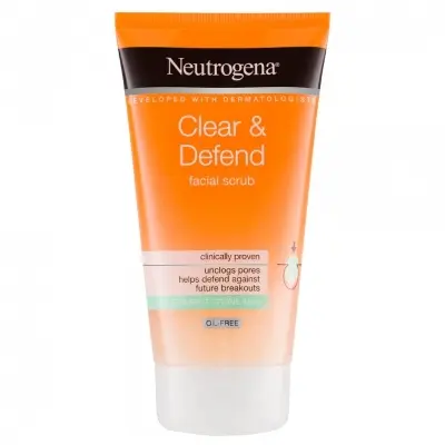 Picture of Nutrogena Clear And Defend Facial Scrub, 150Ml