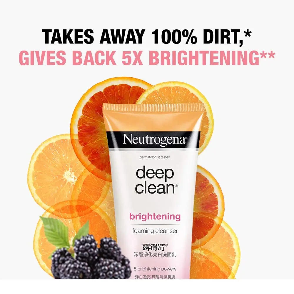 Picture of Neutrogena Brightening Foaming Face Wash, 100g