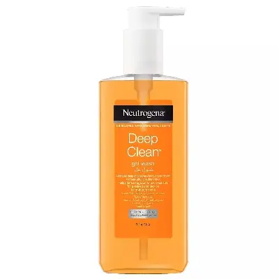 Picture of Neutrogena Deep Clean Facial Cleanser 200 Ml Oil Absorbing for Oily And Acne Prone Skin Daily Face Wash