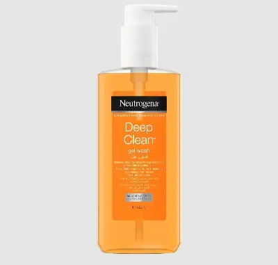 Picture of Neutrogena Deep Clean Facial Cleanser 200 Ml Oil Absorbing for Oily And Acne Prone Skin Daily Face Wash