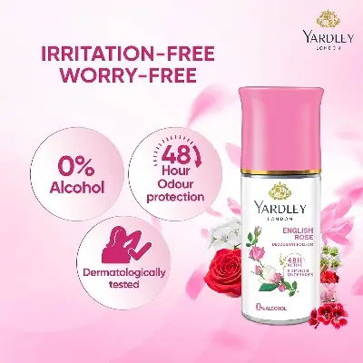 Picture of Yardley London English Rose Deodorant Roll On, 50ml