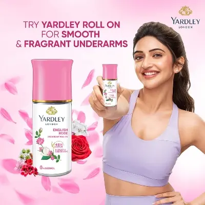 Picture of Yardley London English Rose Deodorant Roll On, 50ml
