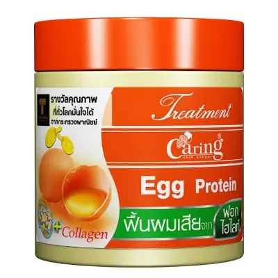 Picture of Caring Egg Protein Hair Treatment Hair Mask 500g