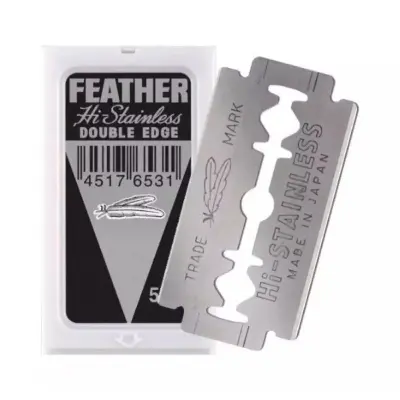 Picture of FEATHER HI STAINLESS DOUBLE EDGE BLADES 5 PCS