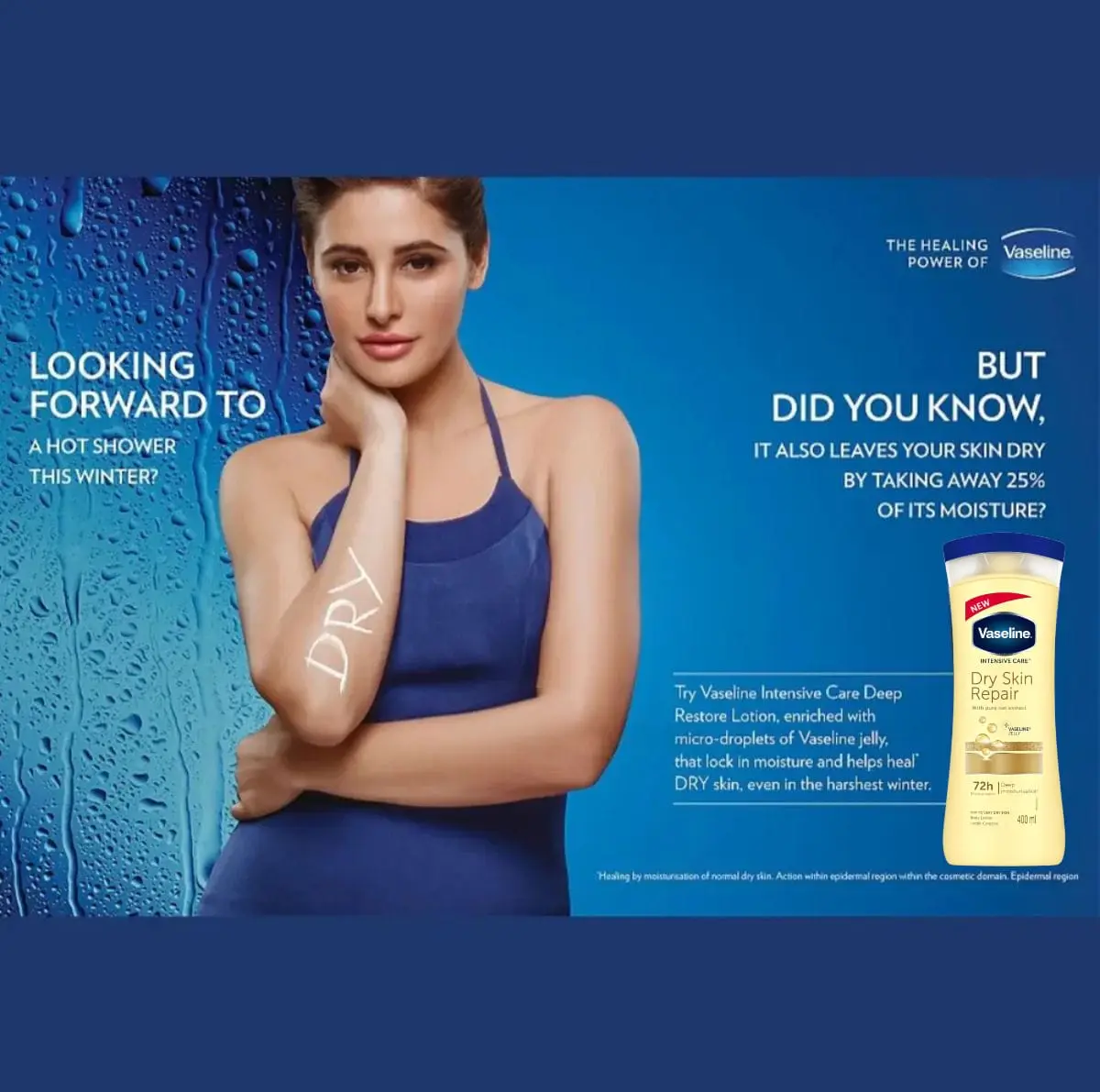 Picture of Vaseline Body Lotion For Dry Skin 400ml ( South African )
