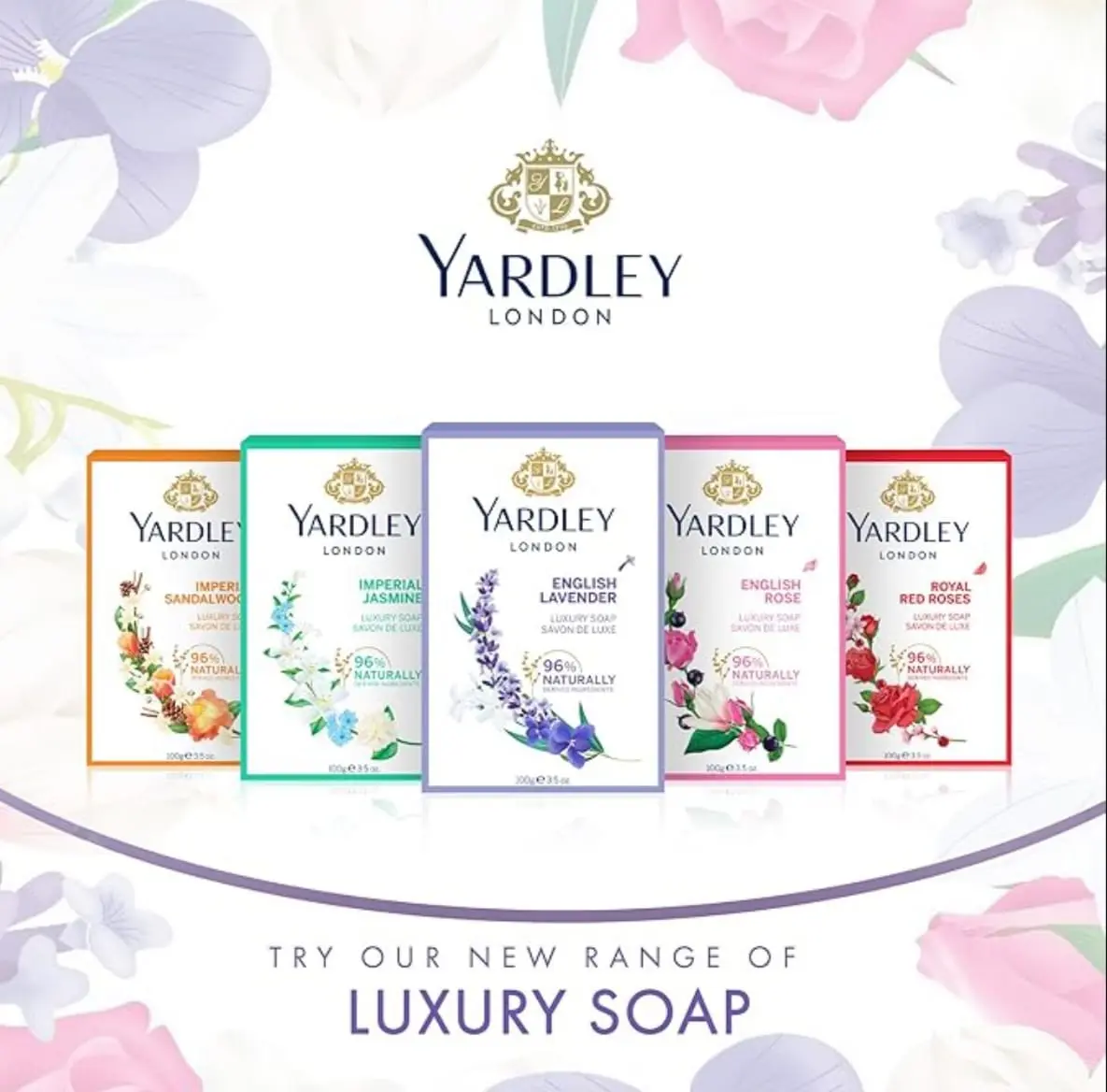 Picture of Yardley London Soap 3 Piece Set