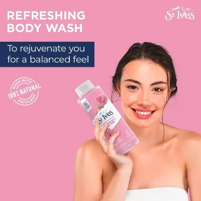 Picture of St. Ives Refreshing Body Wash Rose Water and Aloe Vera 450ml - Body Wash