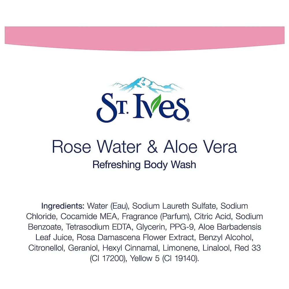 Picture of St. Ives Refreshing Body Wash Rose Water and Aloe Vera 450ml - Body Wash