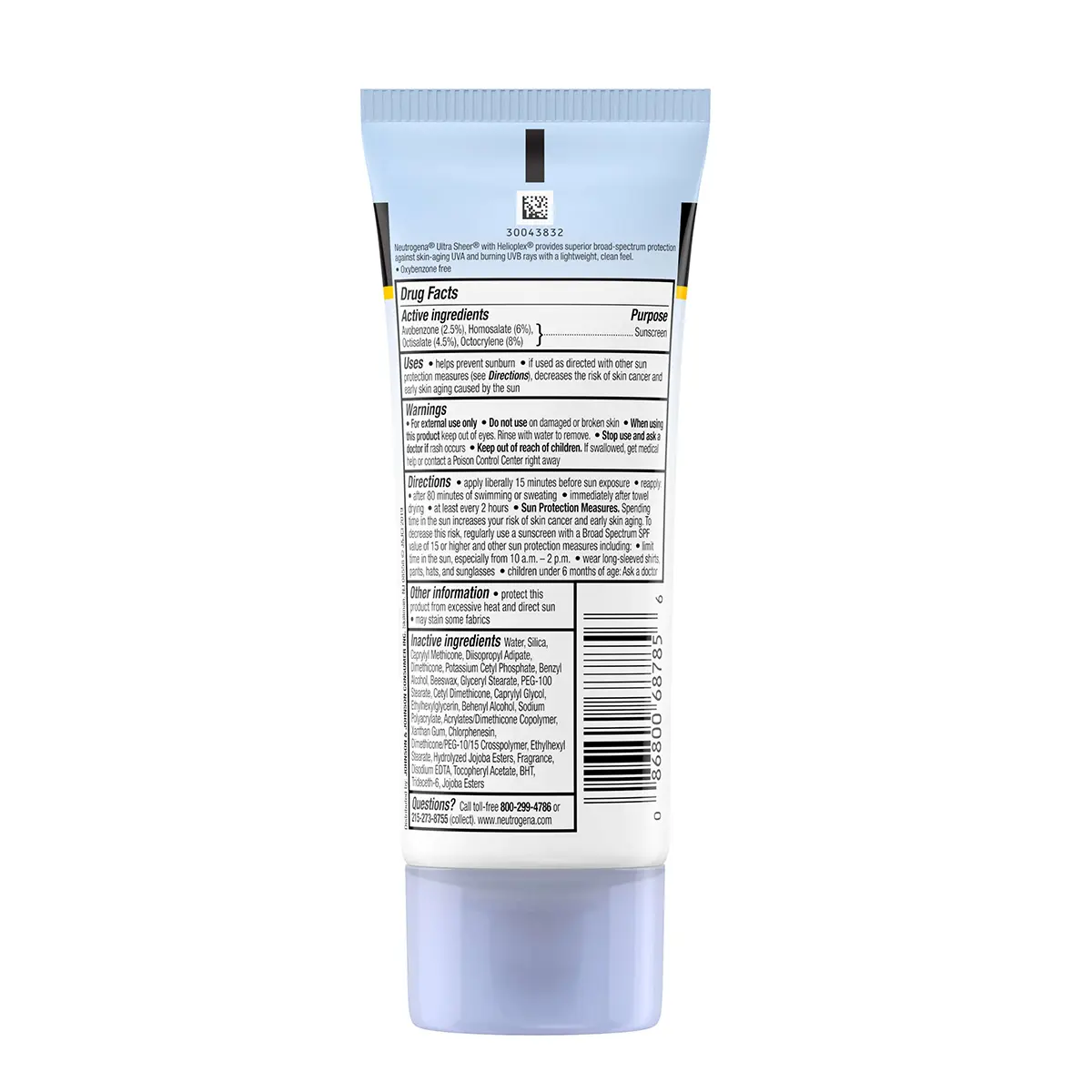 Picture of Neutrogena Ultra Sheer Dry Touch Sunscreen SPF 45 (88ml)