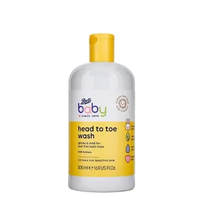 Picture of Boots Baby Hair and Body Wash, 500ml