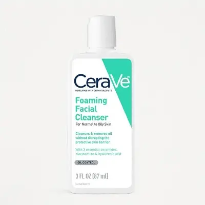Picture of CeraVe Foaming Facial Cleanser For Normal To Oily Skin 87ml