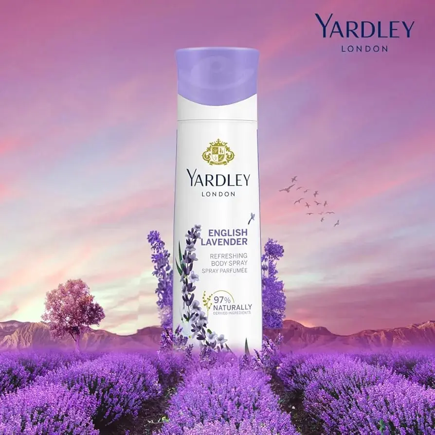 Picture of Yardley London English Lavender Body Spray For Women 150g