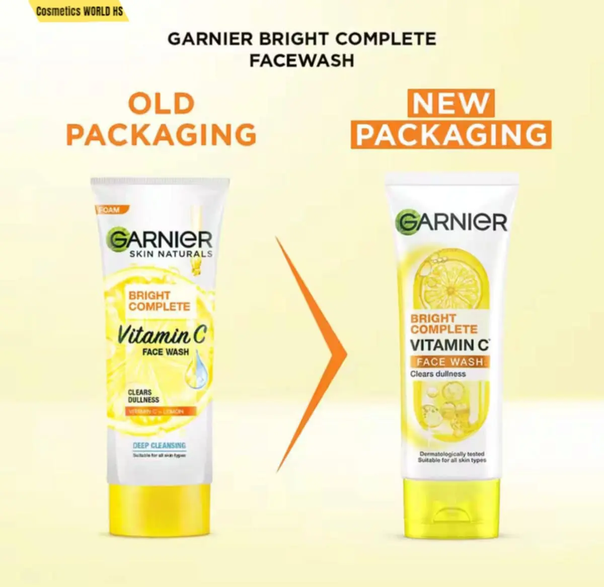 Picture of Garnier Bright Complete Vitamin C Face Wash,100g