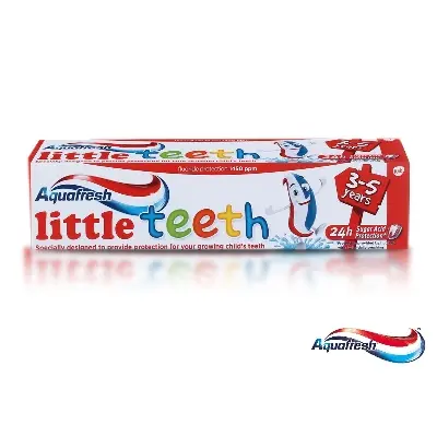 Picture of Aquafresh Small Teeth 3-5 Years Old Children Toothpaste 50Ml