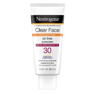 Picture of Neutrogena Clear Face Oil-Free Sunscreen SPF 30 - 88Ml