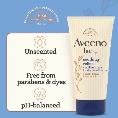 Picture of Aveeno Baby Soothing Relief Emollient Cream - 150ml (Baby Cream)