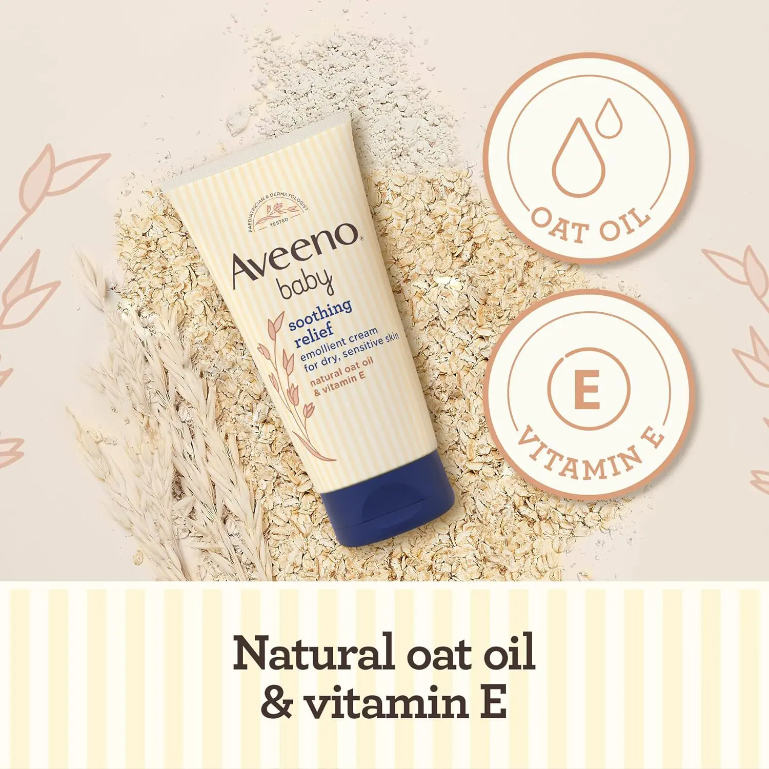 Picture of Aveeno Baby Soothing Relief Emollient Cream - 150ml (Baby Cream)