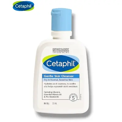 Picture of Cetaphil Gentle Skin Cleanser for Dry to Normal and Sensitive Skin 125 ml - Face Wash