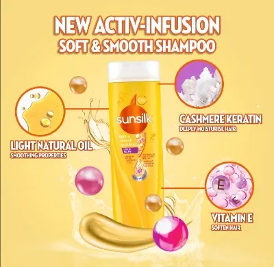 Picture of Sunsilk Soft and Smooth Shampoo (300ml) Shampoo