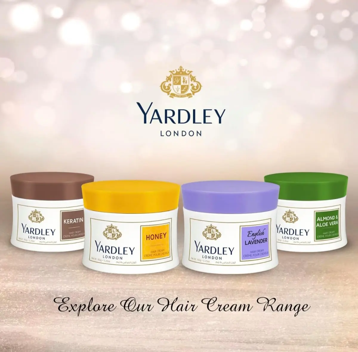 Picture of YARDLEY LONDON ENGLISH LAVENDER HAIR CREAM 150G