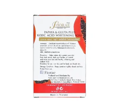 Picture of FIORAE Papaya & Gluta Plus Kojic Skin Care Soap 165g - Fairness Soap