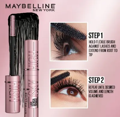 Picture of Maybelline Lash Sensational Sky High Waterproof Mascara ( 802 Very Black )