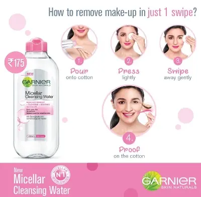 Picture of Garnier Skin Naturals Micellar Cleansing Water 125ml - Makeup Remover
