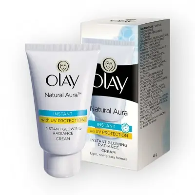 Picture of Olay Natural Aura INSTANT with UV PROTECTION INSTANT GLOWING RADIANCE CREAM 40g - Day Cream