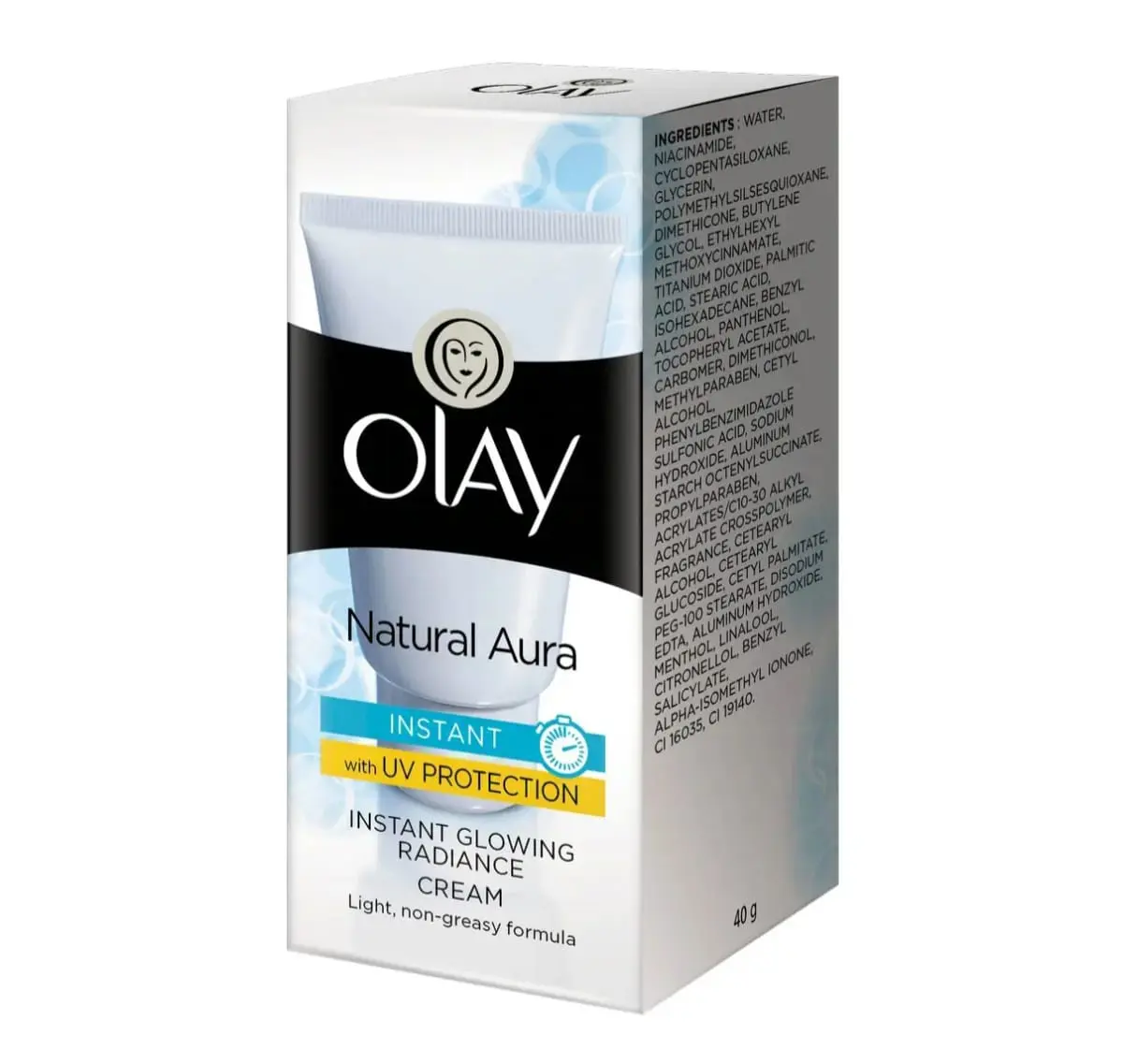 Picture of Olay Natural Aura INSTANT with UV PROTECTION INSTANT GLOWING RADIANCE CREAM 40g - Day Cream