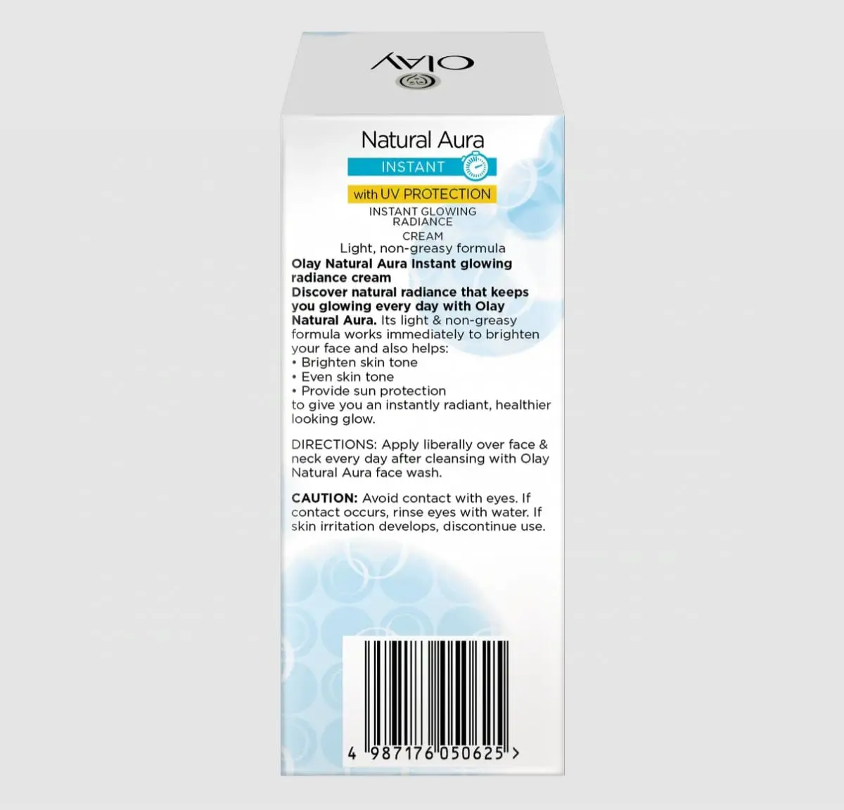 Picture of Olay Natural Aura INSTANT with UV PROTECTION INSTANT GLOWING RADIANCE CREAM 40g - Day Cream