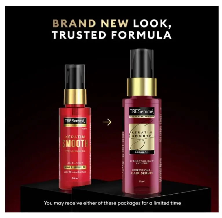Picture of TRESemme Keratin Smooth with Argan Oil Anti Frizz Hair Serum 50ml