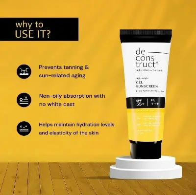 Picture of Deconstruct Lightweight Gel Sunscreen SPF 55+ PA+++ ( 50g )