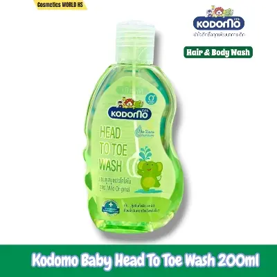 Picture of KODOMO Baby Head to Toe Wash 200ml - hair and body wash