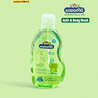 Picture of KODOMO Baby Head to Toe Wash 200ml - hair and body wash