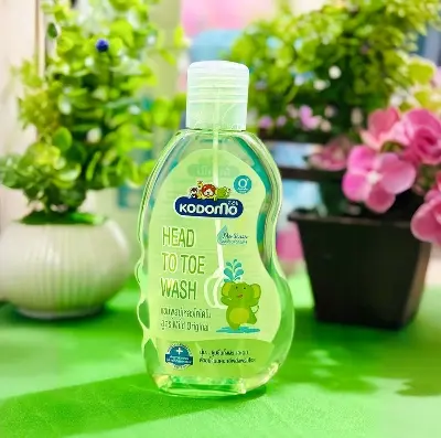 Picture of KODOMO Baby Head to Toe Wash 200ml - hair and body wash