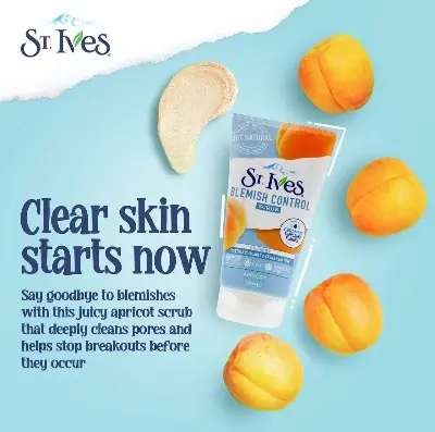 Picture of St. Ives Blemish Control 2% Salicylic Acid Apricot Scrub 150ml - Facial Scrub