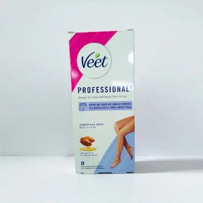 Picture of Veet Hair Removal Wax Strips For Sensitive Skin ( 8 Wax Strips )