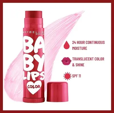 Picture of Maybelline New York Baby Lips Color Lip Balm-Berry Crush SPF 11