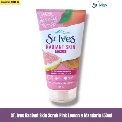 Picture of St. Ives Radiant Skin Scrub Pink Lemon & Mandarin 150ml - Facial Scrub