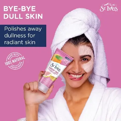 Picture of St. Ives Radiant Skin Scrub Pink Lemon & Mandarin 150ml - Facial Scrub