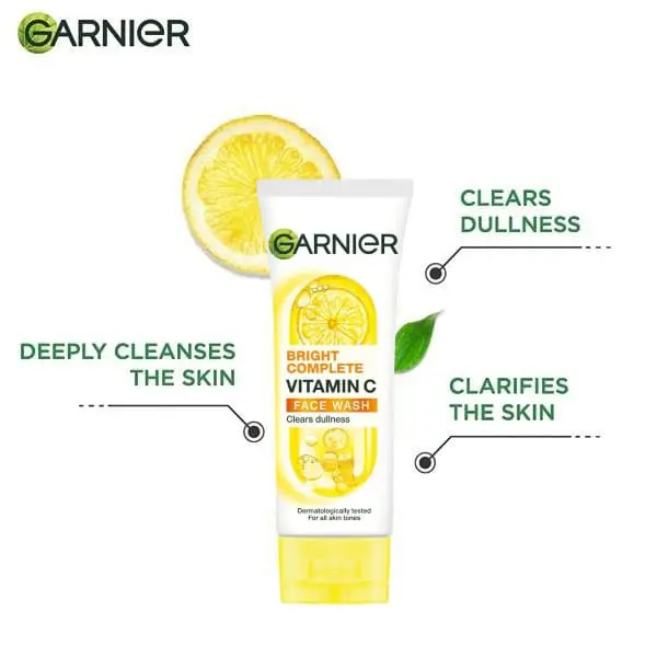Picture of Garnier Bright Complete Vitamin C Face Wash 50g
