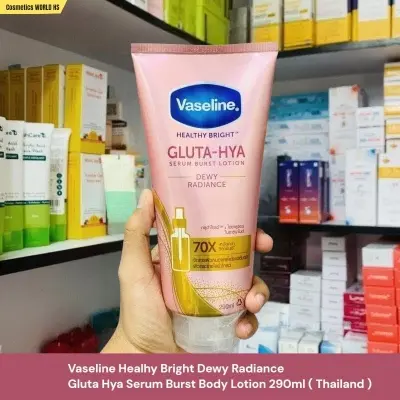 Picture of Vaseline Healhy Bright Gluta Hya Serum Burst Body Lotion Dewy Radiance 290ml  ( Thailand )
