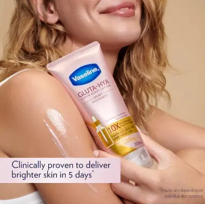 Picture of Vaseline Healhy Bright Gluta Hya Serum Burst Body Lotion Dewy Radiance 290ml  ( Thailand )