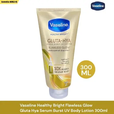 Picture of Vaseline Healhy Bright Flawless Glow Gluta Hya Serum Burst UV Body Lotion 300ml ( Thailand )