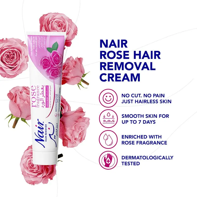 Picture of Nair Rose Hair Removal Cream 110g