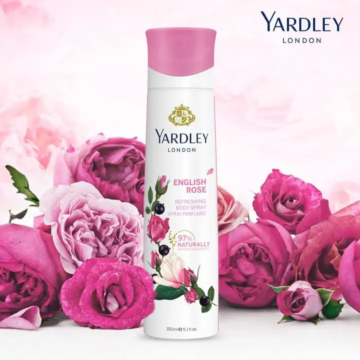 Picture of Yardley London English Rose Body Spray For Women 150ml