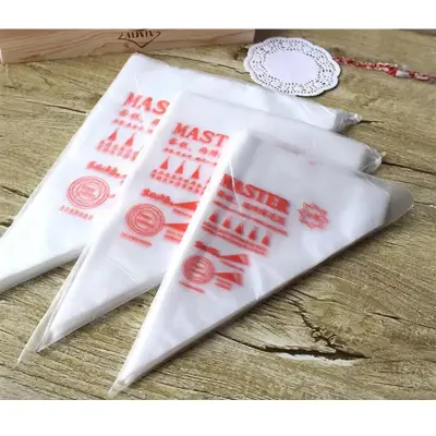 Picture of 20 Pcs Disposable Piping Bags for Cake Decorating - Strong PE Plastic Icing Bags