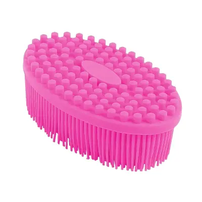 Picture of Baby Sensory Brush Silicon  Massage Bath ,Head Hair Washer Comb ,Massage Scrubber Sclap Shower Exfoliating Body Premium Silicone Loofah Infant Bath Brush