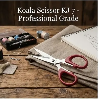 Picture of Koala Scissor KJ 7 (7 Inch) - Stainless Steel All-Purpose Scissors for Home & Office